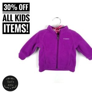 COLUMBIA | Zip Jacket Purple 3-6M